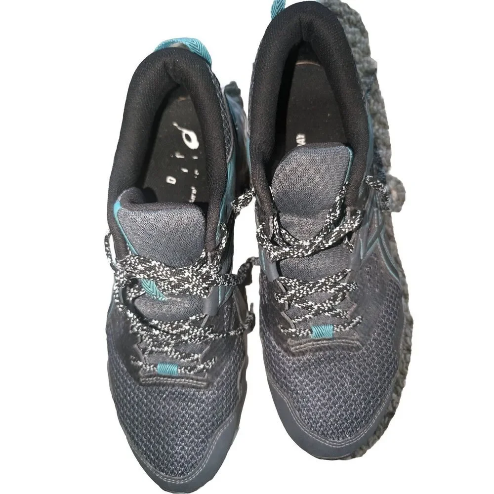 ASICS Women's GEL-SONOMA 5 Size 10 Trail Running Shoes 1012A568 Blue Teal‎ Black